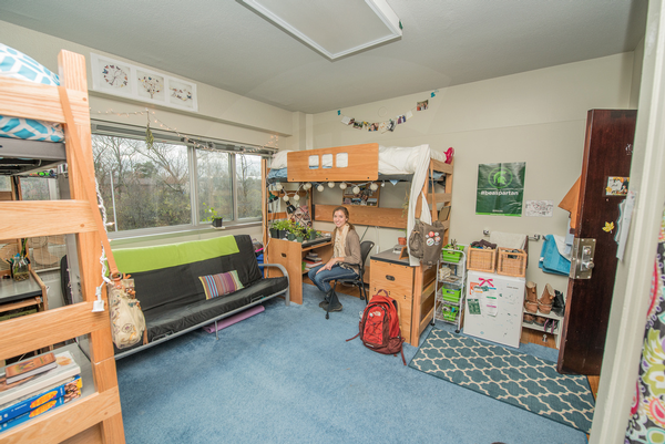 Student Room in Bailey Hall